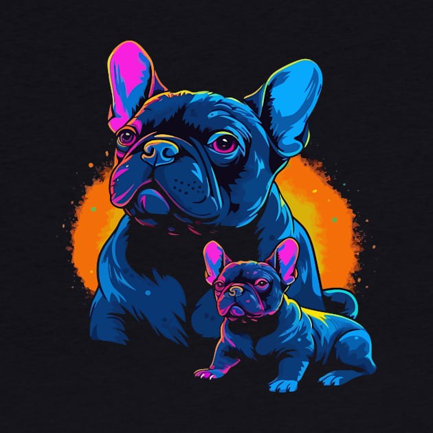 French Bulldog Fathers Day by JH Mart